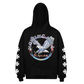 Eagle Pattern Printed Hoodie