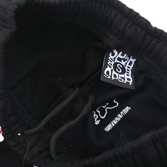 Classic Flame Logo Graffiti Pant-Grey #146