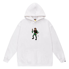 Ape Head Letter Pattern Hoodie