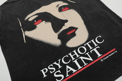 ” PSYCHOTIC” Printed T-Shirt