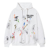 Splatter Paint Printed Hoodie