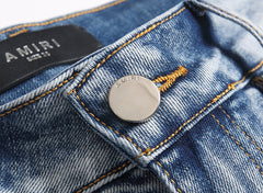 Logo Denim Shorts #2017