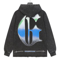 Godspeed Skull Motorboat Printed Hoodie