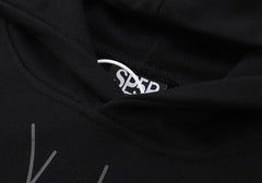 Young Thug Punk Hoodie-Black #142