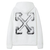 Logo Pattern Arrow Printed Hoodie