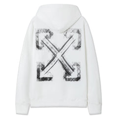 Logo Pattern Arrow Printed Hoodie
