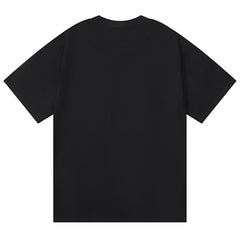 Logo Pattern Print T-Shirt