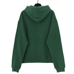 Spider Web Print Gothic Punk Hoodie-Green #144