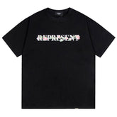 REPRESENT Floral Flower Initial T-Shirt