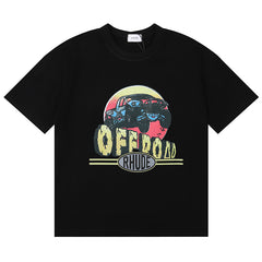 RHUDE Off-Road Vehicle Printed T-Shirt