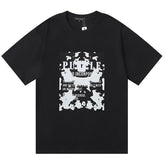 Logo Pattern Print T-Shirt