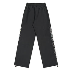 “ME” rhinestone Nylon Pants