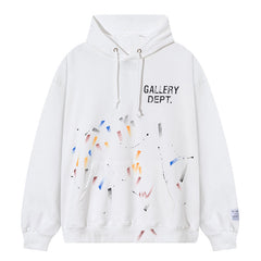 Splatter Paint Printed Hoodie