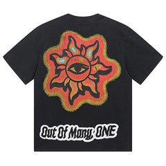 Skeletons Pattern Printed T-Shirts #1035