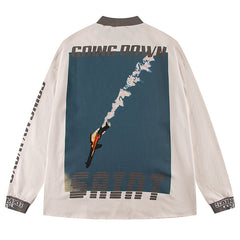 Going UP Print Long Sleeve T-Shirt