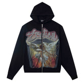 Black Rhinestone Hoodie