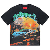 Skeletons Sunset Racing T-Shirts #1002