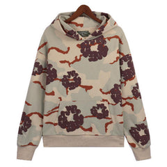 Cotton Wreath Camouflage Hoodie