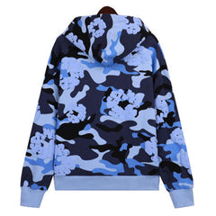 Cotton Wreath Camouflage Hoodie
