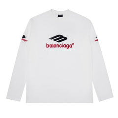 Balenciaga 3B Sports Icon Long Sleeve T-Shirt Oversize