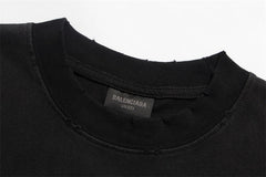 Balenciaga Tape Type Long Sleeve T-Shirt Oversized