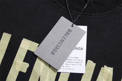 Balenciaga Tape Type Long Sleeve T-Shirt Oversized
