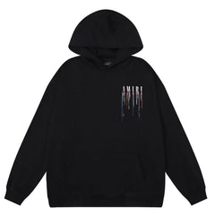 Amiri Printing Paint Popover Hoodie