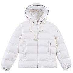 Moncler White Pavin Down Jacket