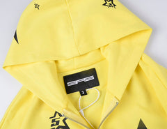 Sp5der Double Layer 5 Star Zip Hoodie