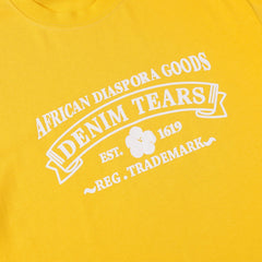 Denim Tears ADG T-Shirts Yellow