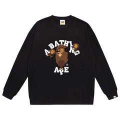 BAPE Ape Head Cartoon Baby Milo Print Sweatshirt