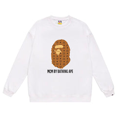 BAPE x MCM Ape Head Print Sweatshirt