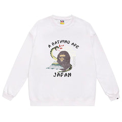 BAPE Ape Head Camo Print Sweatshirt