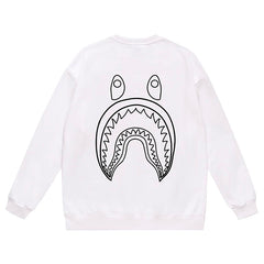 BAPE x Stussy Ape Head Pattern Print Sweatshirt