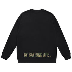 BAPE Ape Head Camo Pattern Print Sweatshirt