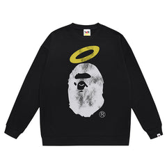 BAPE x Union Ape Head Pattern Print Sweatshirt