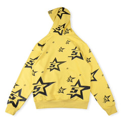 Sp5der Double Layer 5 Star Zip Hoodie