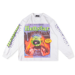 Hellstar Horror Book Long Sleeve Tee