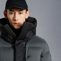 Moncler Madeira Short Down Jacket Grey