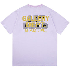 Gallery Dept Art Deco Glittered Logo-Print Cotton-Jersey T-Shirt