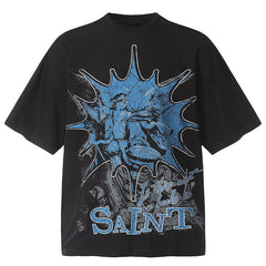 SAINT MICHAEL Skeleton print T-Shirts