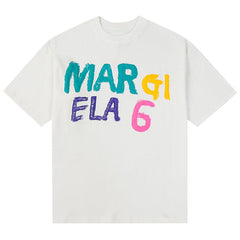 Maison Margiela Letter Logo T-Shirts