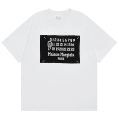 Maison Margiela Digital Letter Logo T-Shirts