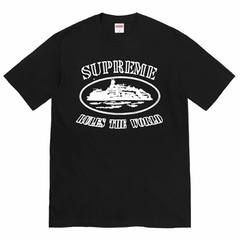 Supreme X Corteiz FW23 Rule Theworld Tee