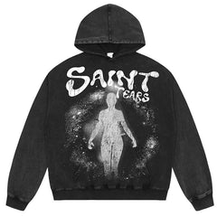 SAINT MICHAEL Portrait Pattern Printed Hoodies