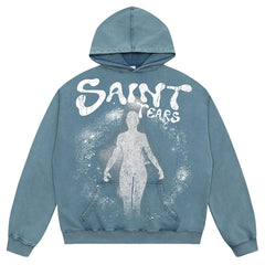 SAINT MICHAEL Portrait Pattern Printed Hoodies