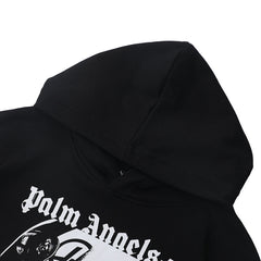 Palm Angels Racing Helmet Print Hoodie