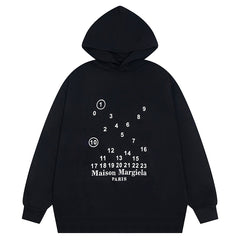 Maison Margiela 2024 SS Logo embroidery hoodie