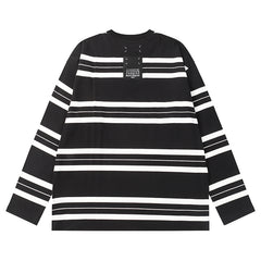 Maison Margiela 2024ss Crew Neck Stripes Sweatshirt