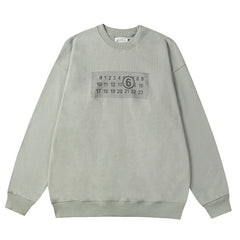 Maison Margiela Logo-Print Cotton Sweatshirt